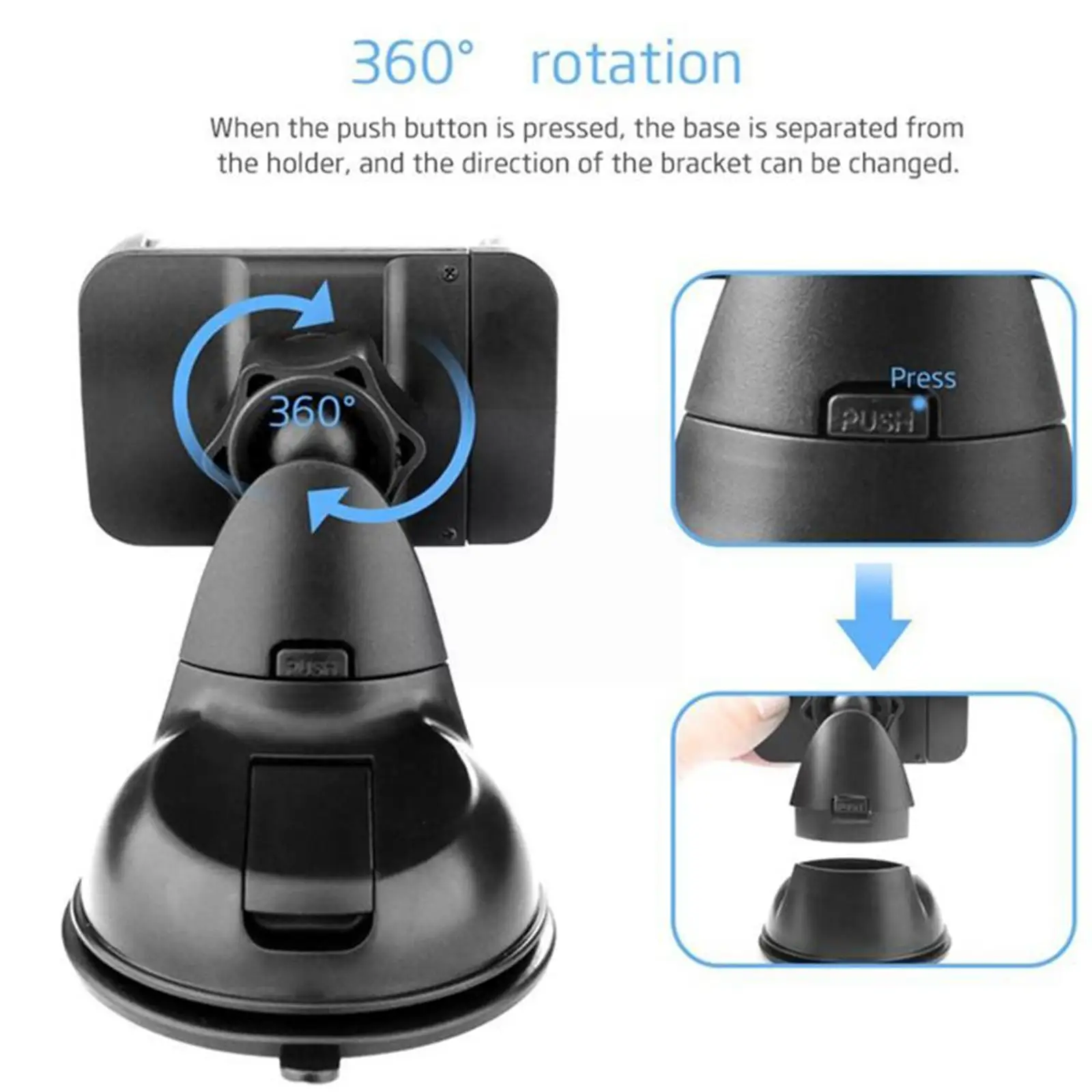 Universal Car Phone Holder Mobile 360 Degreen Rotation Dashboard Accessorie Universal Car Mount In Holder Mobile Windscreen K8d0
Universal Car Phone Holder Mobile 360 Degreen Rotation Dashboard Accessorie Universal Car Mount In Holder Mobile Windscreen K8d0