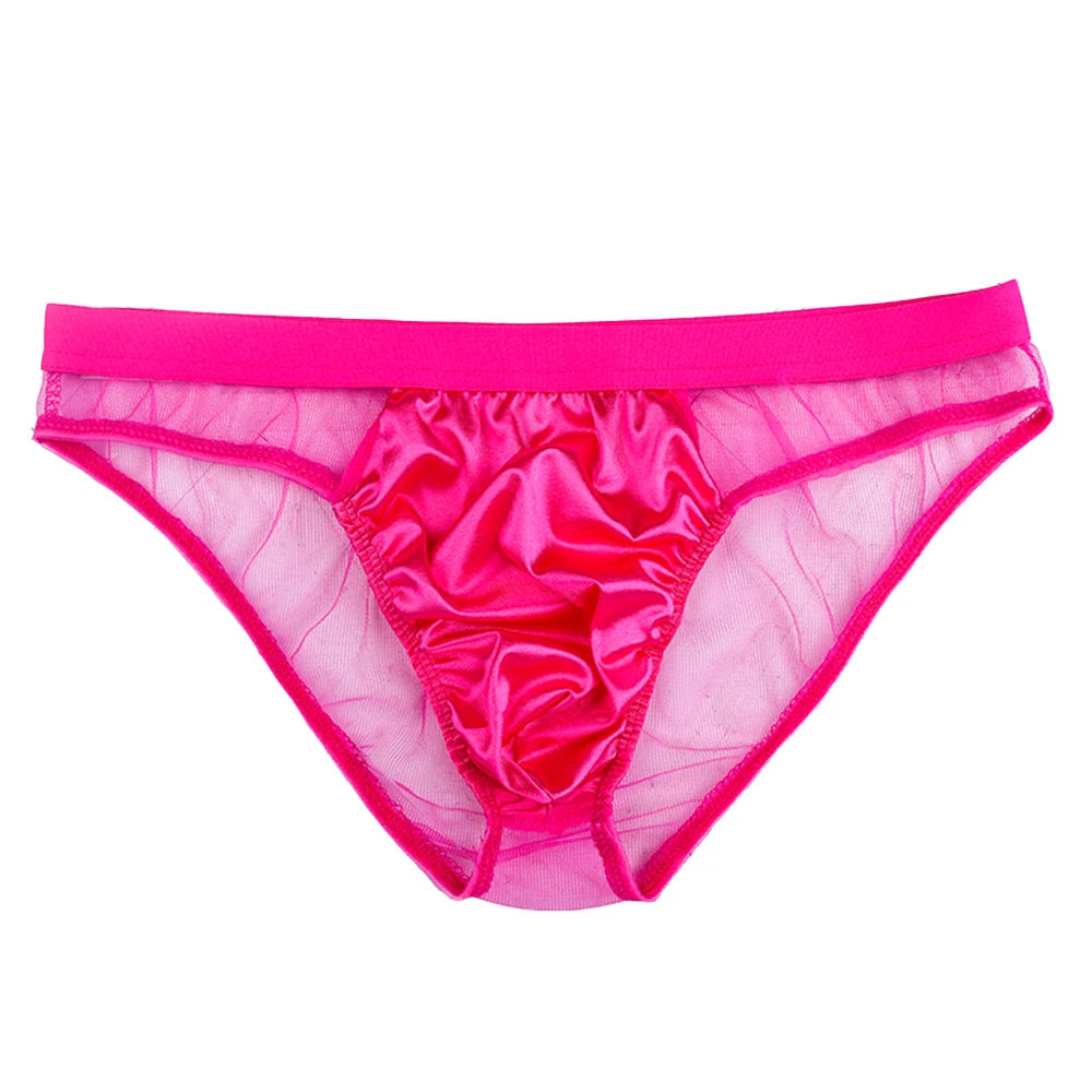Men's Panties Mesh Satin Briefs Sexy Underpants Perspective Shorts Low Waist Underwear Breathable Bikini Sensual Lingerie
Men's Panties Mesh Satin Briefs Sexy Underpants Perspective Shorts Low Waist Underwear Breathable Bikini Sensual Lingerie