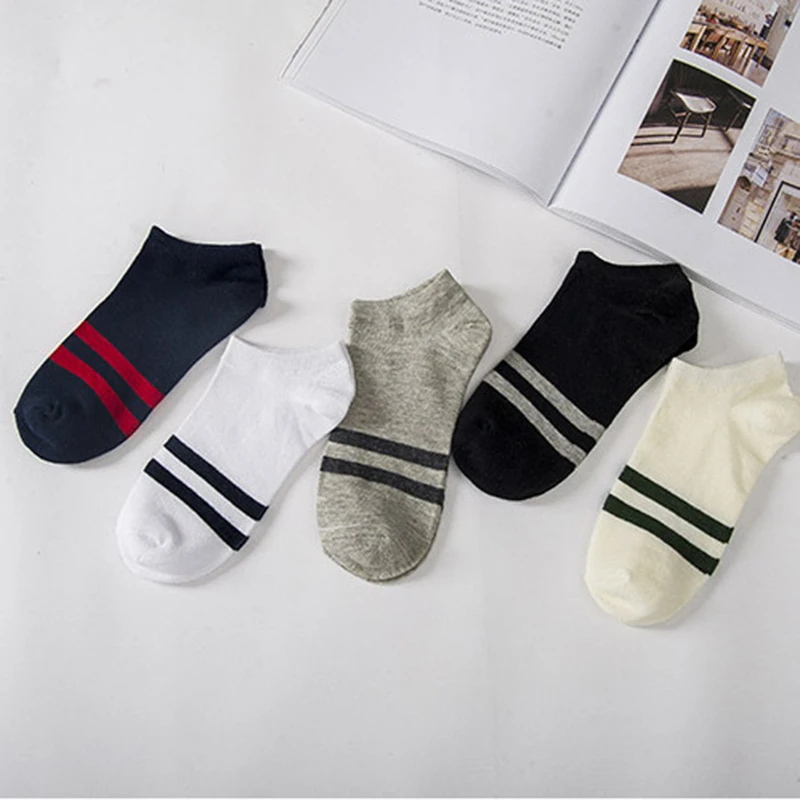 Men's Cotton Sports Socks Stripe Pattern Deodorant Sweat Resist Low Cut Cotton Boat Socks for Men White Black Color
Men's Cotton Sports Socks Stripe Pattern Deodorant Sweat Resist Low Cut Cotton Boat Socks for Men White Black Color