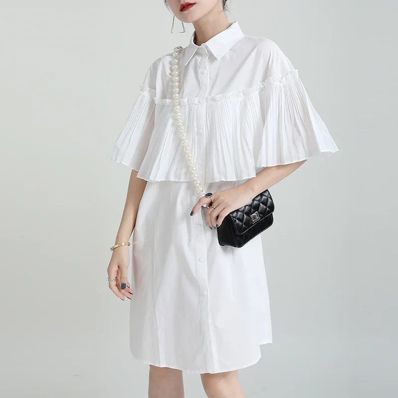 women latest style single breasted dress solid elegant fashion shirt dress short sleeve casual loose soft dress y2k
women latest style single breasted dress solid elegant fashion shirt dress short sleeve casual loose soft dress y2k