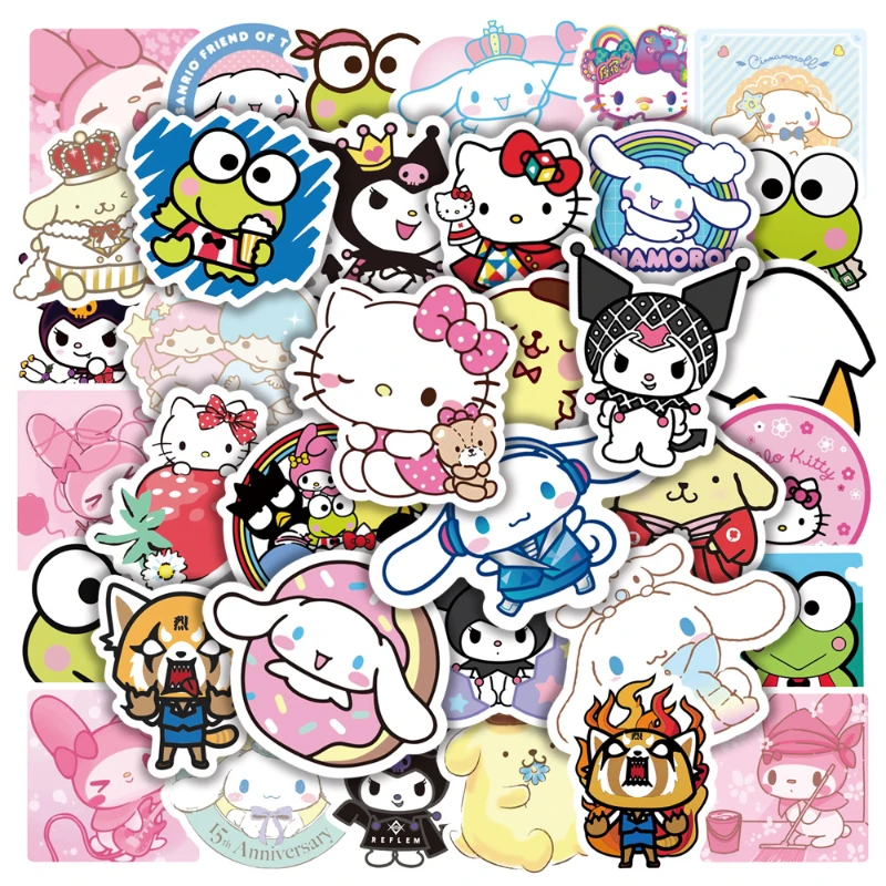 100 Sanrio stickers cute Kuromi Melody stickers graffiti stickers helmet bicycle electric car electric car sticker stickers
100 Sanrio stickers cute Kuromi Melody stickers graffiti stickers helmet bicycle electric car electric car sticker stickers