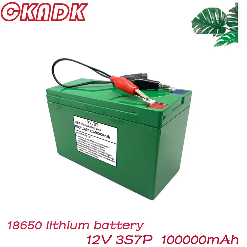 Nieuwe 12V 100000Mah 3s7p 18650 Lithium Batterij + 12.6V 3A Lader, ingebouwde 100Ah Hoge Stroom Bms, Gebruikt Voor Spuit Lifepo4
Nieuwe 12V 100000Mah 3s7p 18650 Lithium Batterij + 12.6V 3A Lader, ingebouwde 100Ah Hoge Stroom Bms, Gebruikt Voor Spuit Lifepo4