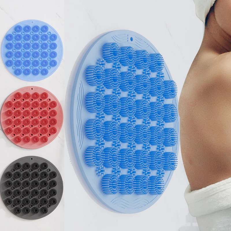 Силиконовая щетка для массажа спины, для тела, спины, отшелушивающая Массажная щетка, для здорового душа, отшелушивающий инструмент для мыт... 
Силиконовая щетка для массажа спины, для тела, спины, отшелушивающая Массажная щетка, для здорового душа, отшелушивающий инструмент для мыт...