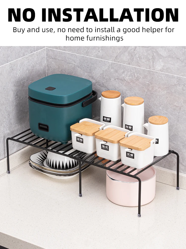 Cabinet Storage Shelf Rack Rustproof Kitchen Counter Cabinet Shelf Storage Rack Organizer for Kitchen Fridge Cabinet Bathroom
Cabinet Storage Shelf Rack Rustproof Kitchen Counter Cabinet Shelf Storage Rack Organizer for Kitchen Fridge Cabinet Bathroom