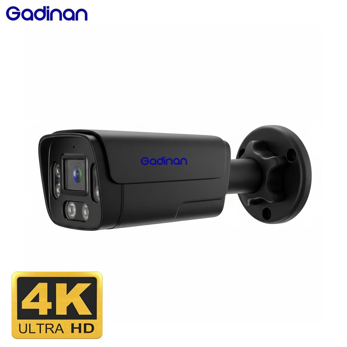 GADINAN IP-камера 4K 8MP уличная с двусторонней аудиосвязью
GADINAN IP-камера 4K 8MP уличная с двусторонней аудиосвязью