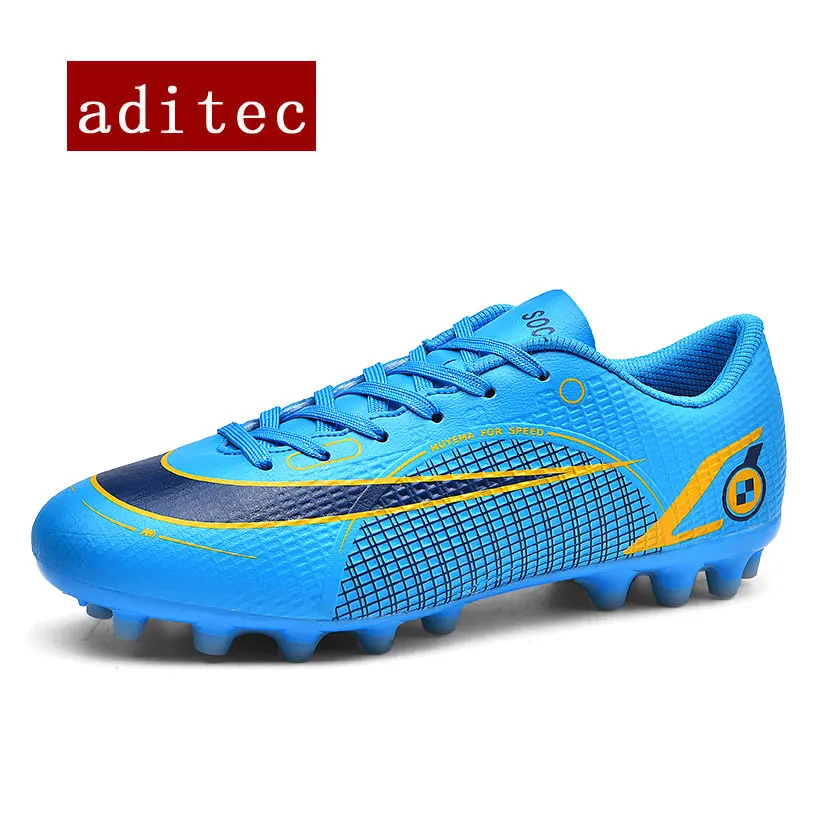 Aditec Professional unisex football shoes long pointed low top football boots Outdoor grass football shoes Eu size 31-46
Aditec Professional unisex football shoes long pointed low top football boots Outdoor grass football shoes Eu size 31-46