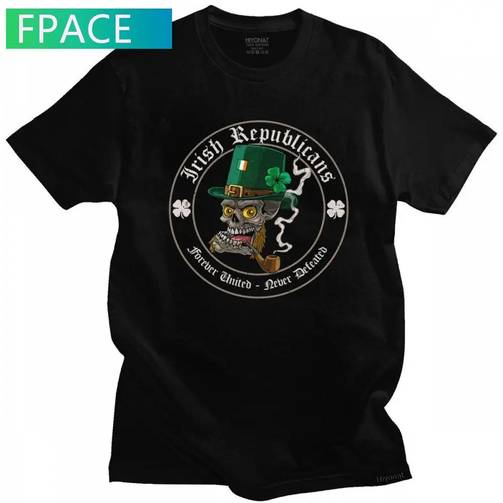 Irish Republicans T Shirt for Men Cotton Urban T-shirt Round Neck Short Sleeved Ireland Flag Tee Shirt Slim Fit Clothing
Irish Republicans T Shirt for Men Cotton Urban T-shirt Round Neck Short Sleeved Ireland Flag Tee Shirt Slim Fit Clothing