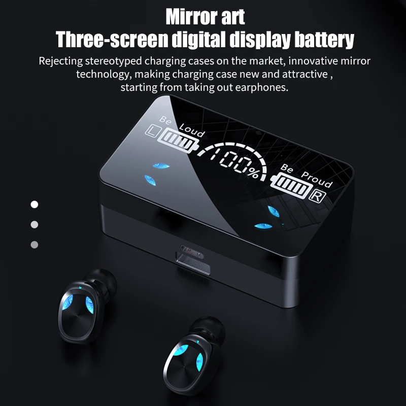 X3s Bluetooth Sports Headphones Blutooth 3500mAh Power Bank Mirror Display 5.2 Chip Airbuds Tws Earphone Wireless Headphone Hifi
X3s Bluetooth Sports Headphones Blutooth 3500mAh Power Bank Mirror Display 5.2 Chip Airbuds Tws Earphone Wireless Headphone Hifi
