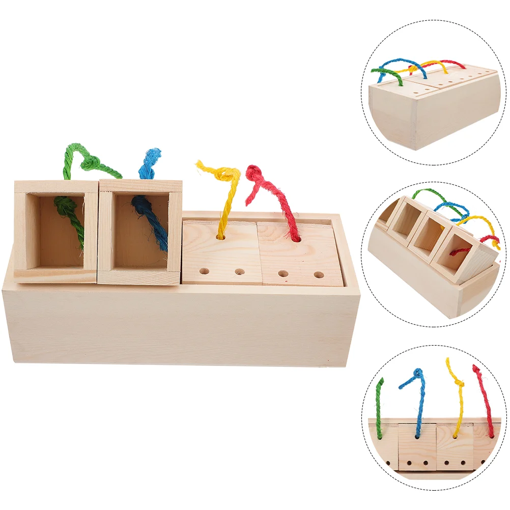 Toy Hamster Foraging Toys Puzzle Treats Bird Hide Wooden Parrotenrichment Feeder Playthingsmall Rat Box Snuffle Guinea Game
Toy Hamster Foraging Toys Puzzle Treats Bird Hide Wooden Parrotenrichment Feeder Playthingsmall Rat Box Snuffle Guinea Game