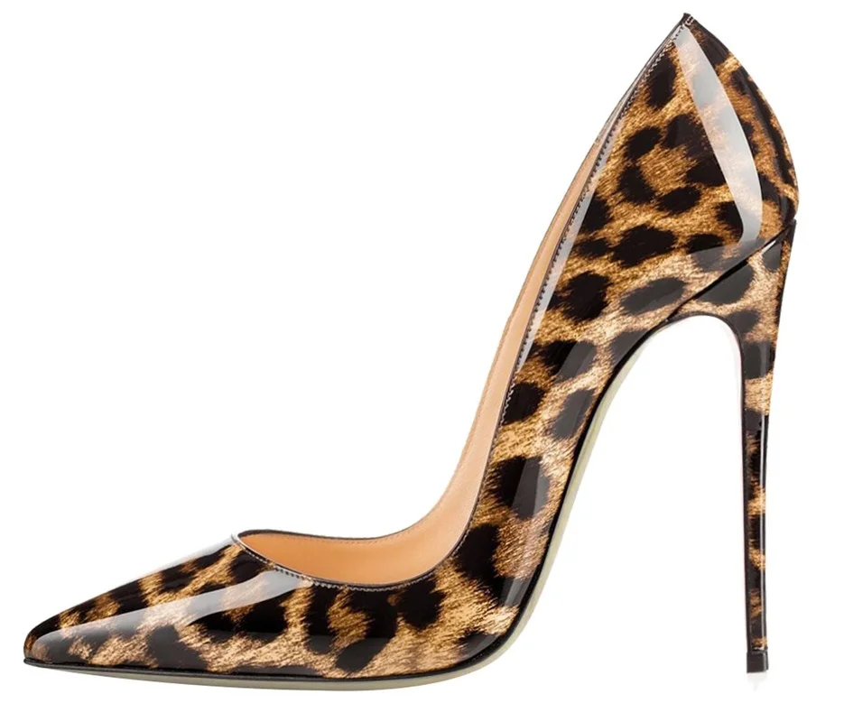Leopard Print Curl Upper Women Patent Pointed Toe Stiletto High Heels Sexy Ladies Party Dress Shoes Club Dance Pumps Plus Size
Leopard Print Curl Upper Women Patent Pointed Toe Stiletto High Heels Sexy Ladies Party Dress Shoes Club Dance Pumps Plus Size