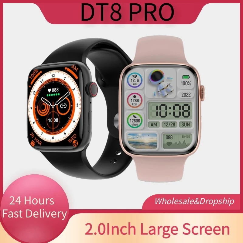 Оригинальные Смарт-часы DT8 PRO серии 8 для мужчин, HD-экран 2,0 дюйма, Bluetooth, телефонный звонок, монитор температуры, мониторинг здоровья HK8 PRO H11 MT8
Оригинальные Смарт-часы DT8 PRO серии 8 для мужчин, HD-экран 2,0 дюйма, Bluetooth, телефонный звонок, монитор температуры, мониторинг здоровья HK8 PRO H11 MT8