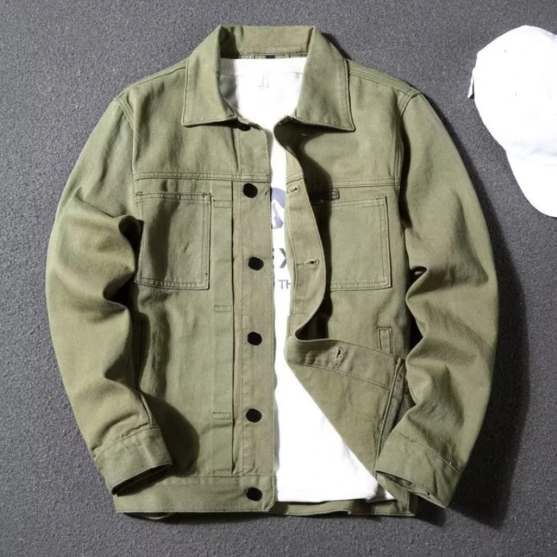 2022 Spring and autumn vintage wash fashion denim jacket men fashion INS loose and large size fall lapel casual cargo jacket
2022 Spring and autumn vintage wash fashion denim jacket men fashion INS loose and large size fall lapel casual cargo jacket