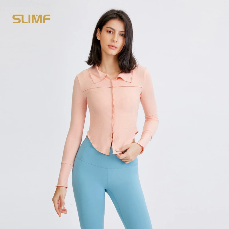 Одежда для фитнеса и йоги SLIMF, новинка осень-зима, сексуальные спортивные топы с отворотом и длинными рукавами, тонкие облегающие топы для бе...
Одежда для фитнеса и йоги SLIMF, новинка осень-зима, сексуальные спортивные топы с отворотом и длинными рукавами, тонкие облегающие топы для бе...