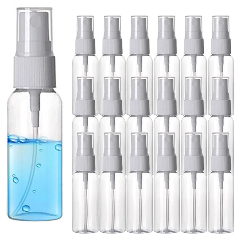 50pcs 30ml 50ml 60ml Mist Spray Bottles with Fine Mist Sprayer Pump Plastic Bottles Refillable Makeup Travel Cosmetic Container
50pcs 30ml 50ml 60ml Mist Spray Bottles with Fine Mist Sprayer Pump Plastic Bottles Refillable Makeup Travel Cosmetic Container