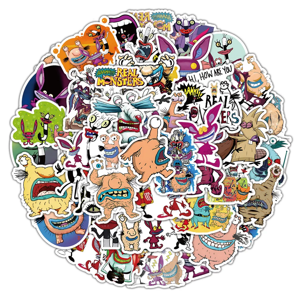 50Pcs Aaahh!!! Real Monsters Stickers Cartoon Anime Graffiti Sticker Decal Diy Diary Laptop Luggage Phone Skateboard Toy Gift
50Pcs Aaahh!!! Real Monsters Stickers Cartoon Anime Graffiti Sticker Decal Diy Diary Laptop Luggage Phone Skateboard Toy Gift
