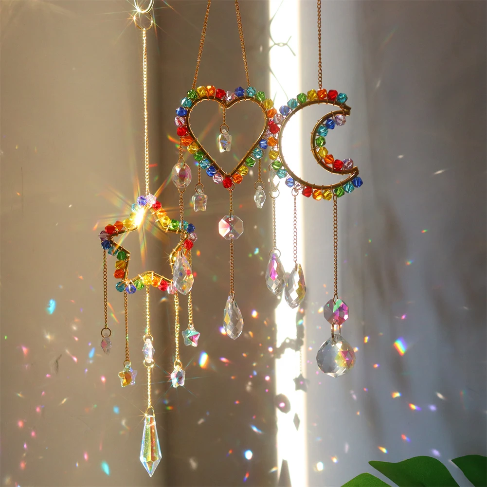 Colorful Beads Crystal Light Collection Pendant Durable Hangable Crystal Frame Pendant Car Accessories Outdoor Garden Decoration
Colorful Beads Crystal Light Collection Pendant Durable Hangable Crystal Frame Pendant Car Accessories Outdoor Garden Decoration