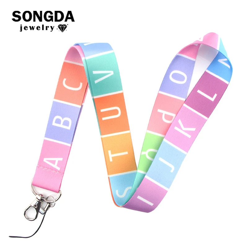 26 English Letters Lanyard Keychain Chemistry Periodic Table of Elements ID Card Badge Mobile Phone Hang Rope Teachers Kids Gift
26 English Letters Lanyard Keychain Chemistry Periodic Table of Elements ID Card Badge Mobile Phone Hang Rope Teachers Kids Gift