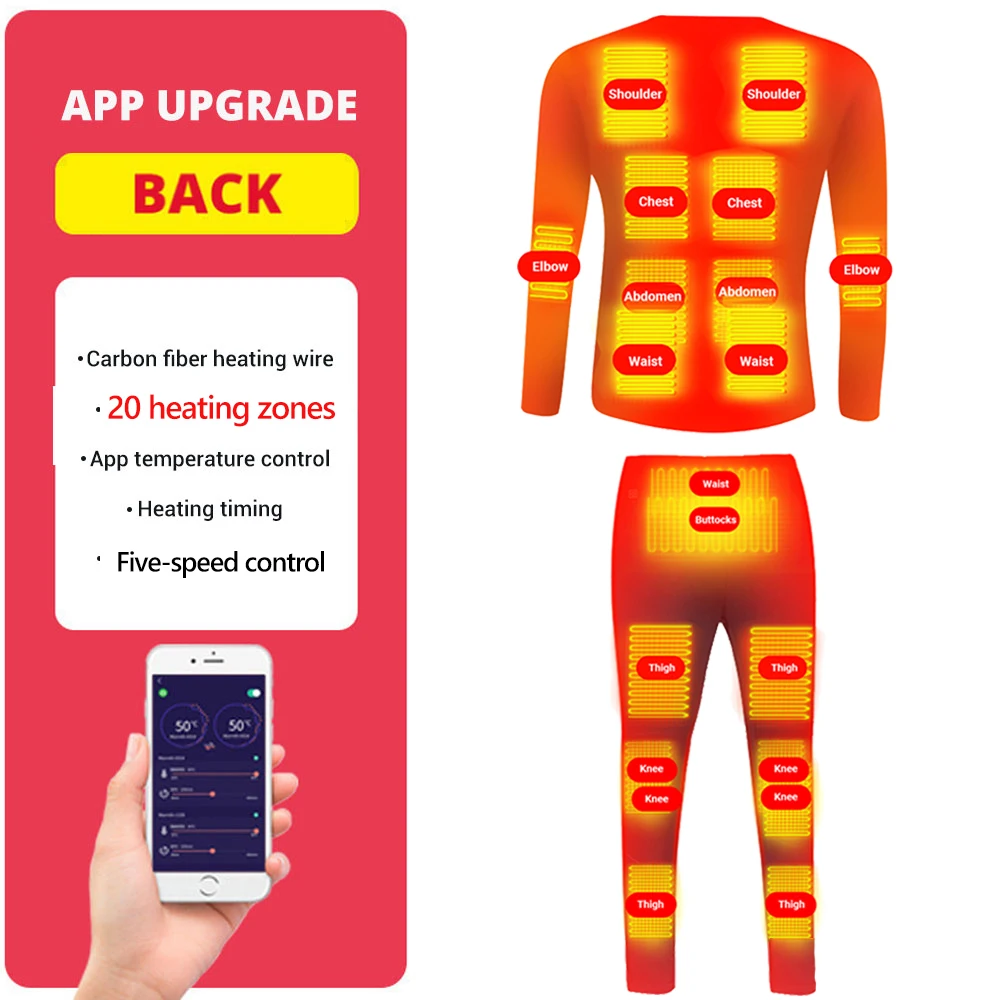 New Heated Motorcycle Jacket Moto Men Women Heated Thermal Underwear Set USB Electric Suit Thermal Clothing for Winter S-4XL
New Heated Motorcycle Jacket Moto Men Women Heated Thermal Underwear Set USB Electric Suit Thermal Clothing for Winter S-4XL