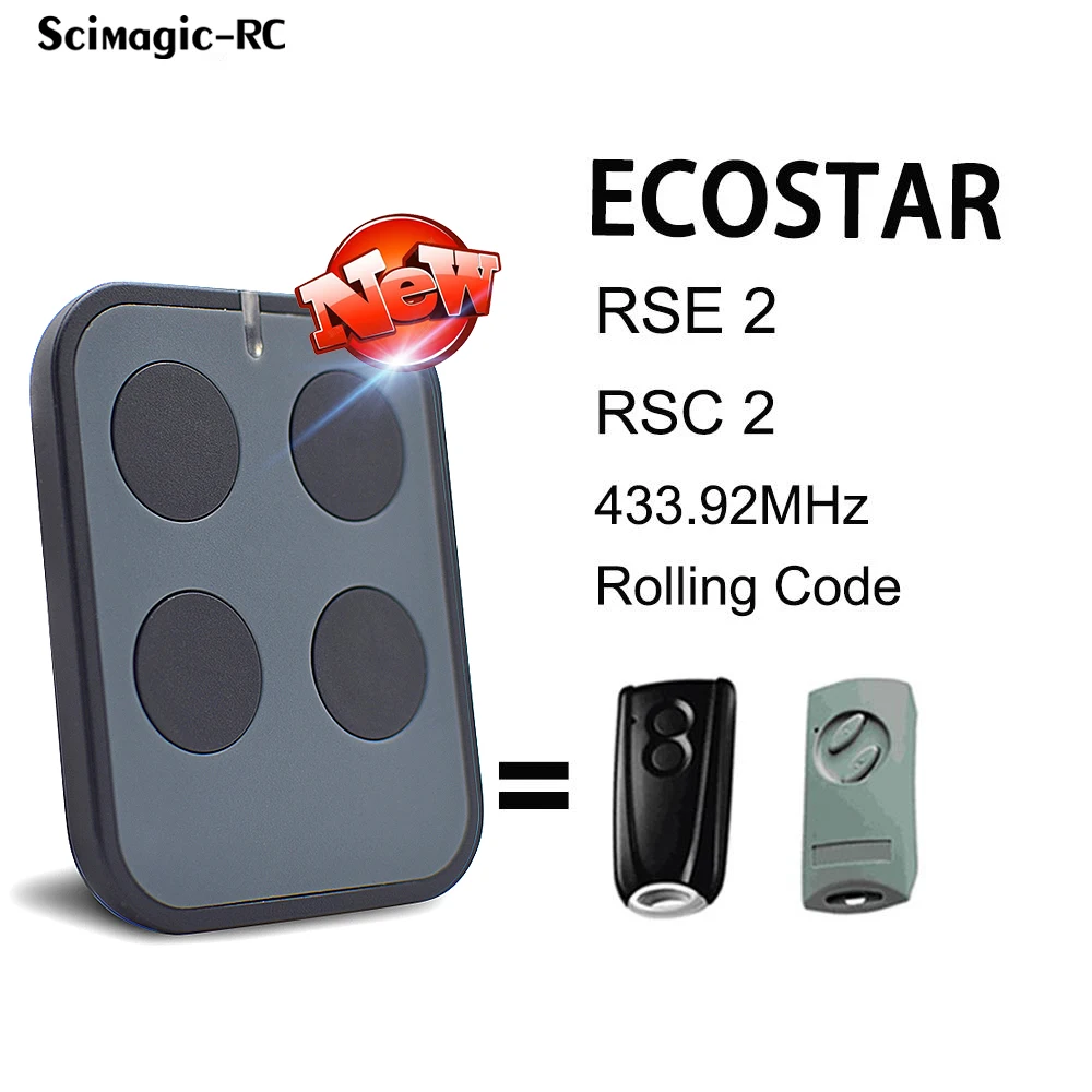 ECOSTAR RSC2 RSE2 Hormann HSM2 HSM4 HSE2 HSE4 HS1 HSP4 Remote Control Door Transmitter 433.92mhz 868mhz Garage Opener
ECOSTAR RSC2 RSE2 Hormann HSM2 HSM4 HSE2 HSE4 HS1 HSP4 Remote Control Door Transmitter 433.92mhz 868mhz Garage Opener