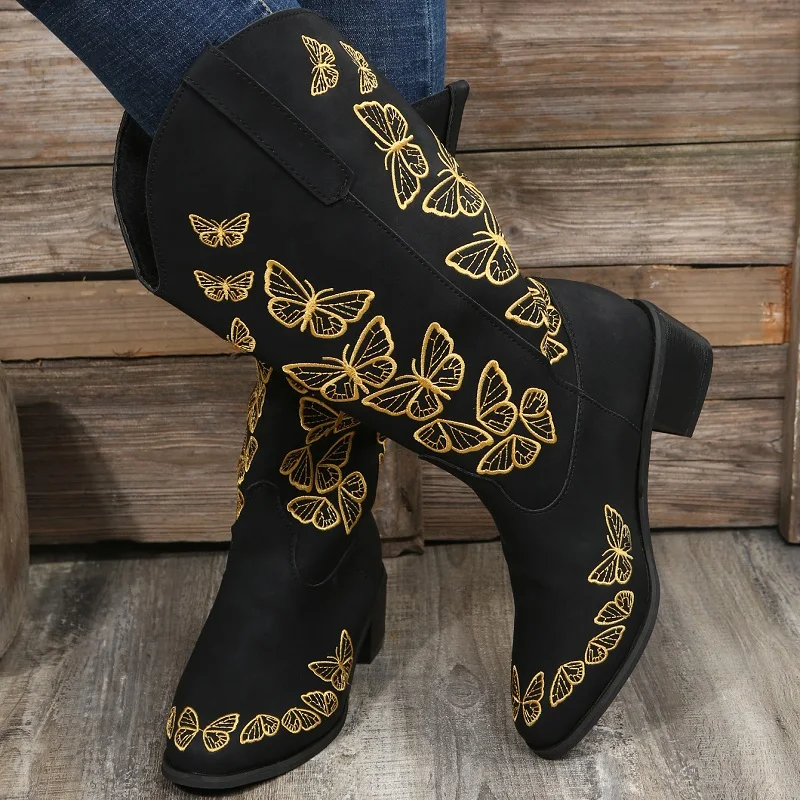 Women's Boots 2022 New Mid Calf Shoes Trend Embroidered Chelsea Pipe Moccasin Woman Designer Casual Gothic Quilted Chunky Heels
Women's Boots 2022 New Mid Calf Shoes Trend Embroidered Chelsea Pipe Moccasin Woman Designer Casual Gothic Quilted Chunky Heels