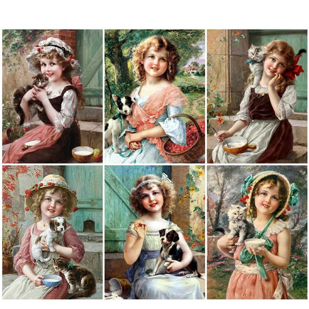 5D DIY Diamond Embroidery Girl Cross Stitch Diamond Painting Portrait Full Round Rhinestone Home Decoration Mosaic
5D DIY Diamond Embroidery Girl Cross Stitch Diamond Painting Portrait Full Round Rhinestone Home Decoration Mosaic