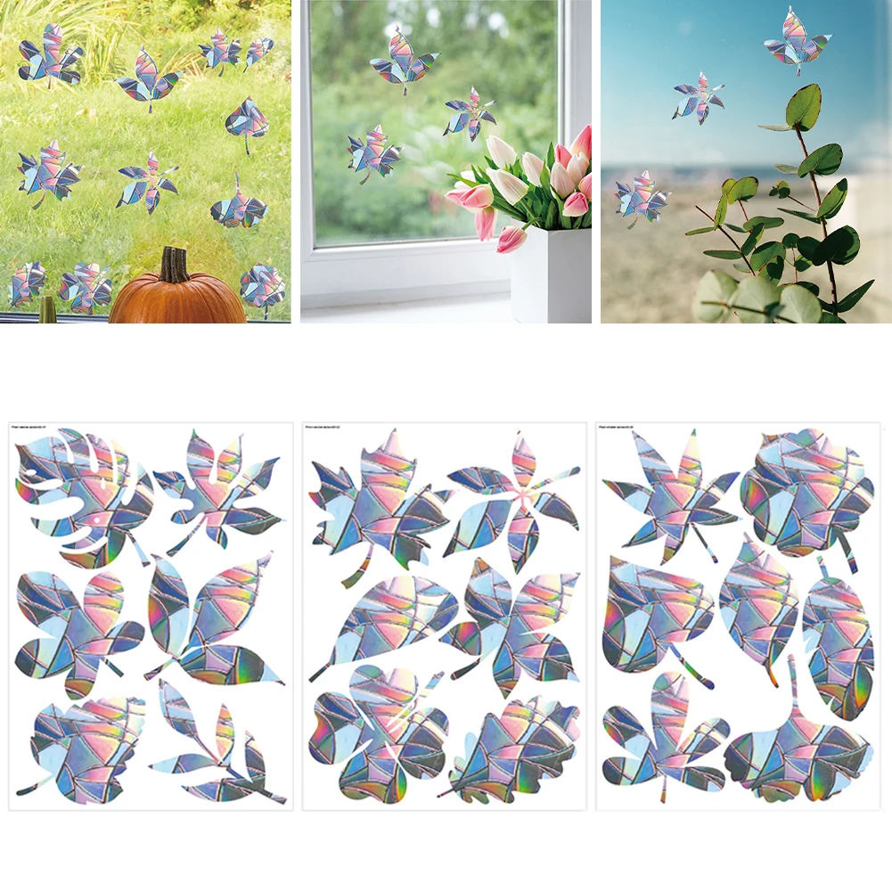 Leaves Window Cling Bird Strike Prevention Window Decal Rainbow Prism Window Glass Sticker PVC Static Wall Decal
Leaves Window Cling Bird Strike Prevention Window Decal Rainbow Prism Window Glass Sticker PVC Static Wall Decal