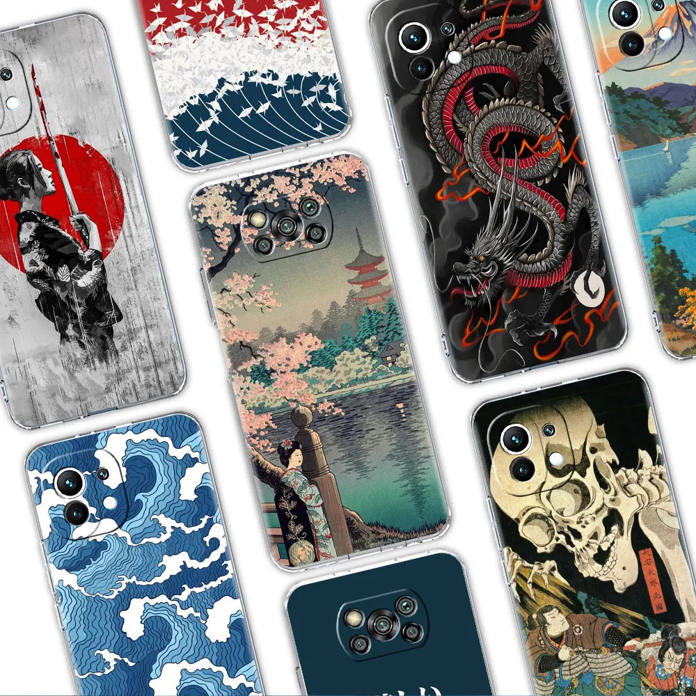 Clear Soft Cover for Xiaomi Poco X3 NFC M3 F1 F3 Mi 12 11 Lite 5G NE 11T 10T Pro Note 10 celular cases Japanese Style Art Japan
Clear Soft Cover for Xiaomi Poco X3 NFC M3 F1 F3 Mi 12 11 Lite 5G NE 11T 10T Pro Note 10 celular cases Japanese Style Art Japan