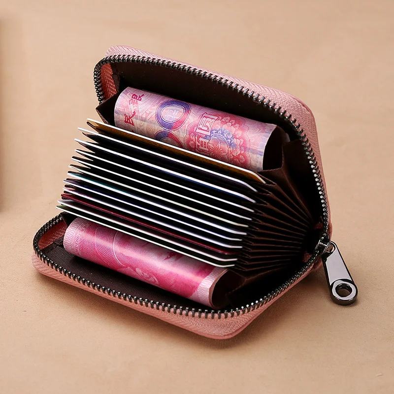 12 Card Slots Classic Organ Design Multi Card Case Men's Card Holders Women's Zipper Wallet Fashion ID Card Case Clip
12 Card Slots Classic Organ Design Multi Card Case Men's Card Holders Women's Zipper Wallet Fashion ID Card Case Clip