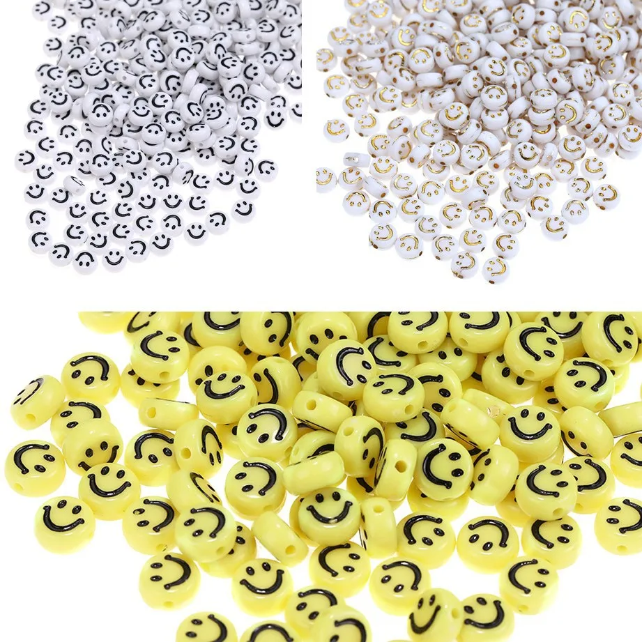 100PC Acrylic Smiley Expression Bracelet Beaded Jewelry Making Beads DIY Handmade Bracelet Necklace Accessories Wholesale
100PC Acrylic Smiley Expression Bracelet Beaded Jewelry Making Beads DIY Handmade Bracelet Necklace Accessories Wholesale