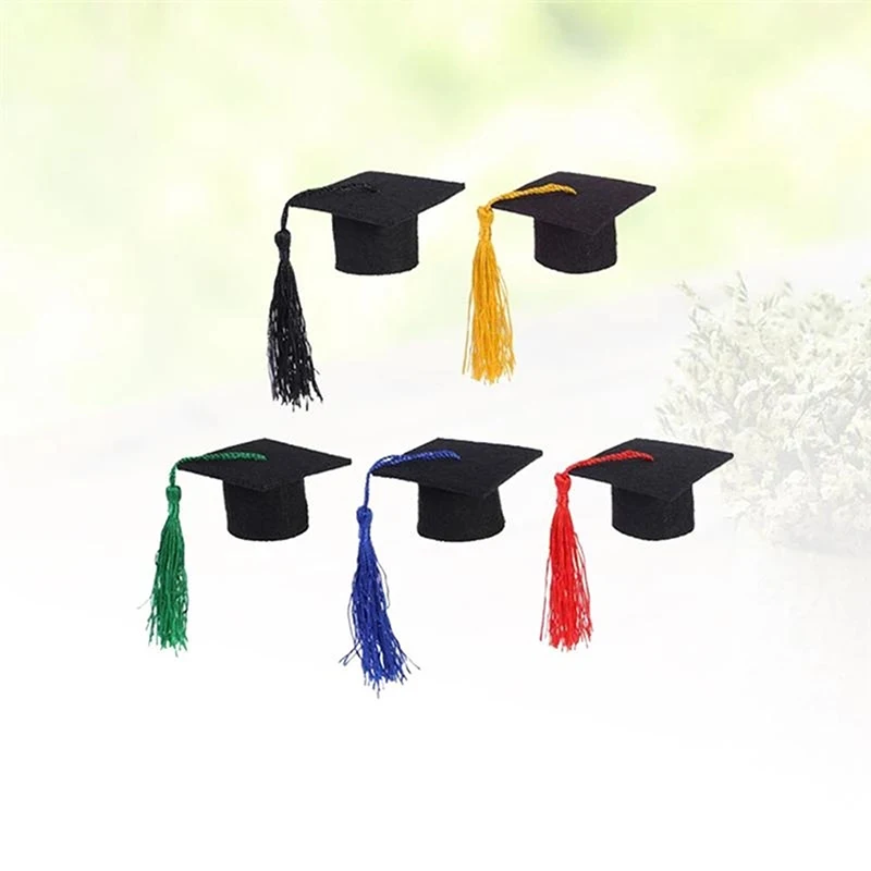 15 Pcs Creativite Wine Bottle Toppers Decorative Mini Bachelor Hat Tassel Cap For Wine Bottle Decor DIY Crafts Gift
15 Pcs Creativite Wine Bottle Toppers Decorative Mini Bachelor Hat Tassel Cap For Wine Bottle Decor DIY Crafts Gift