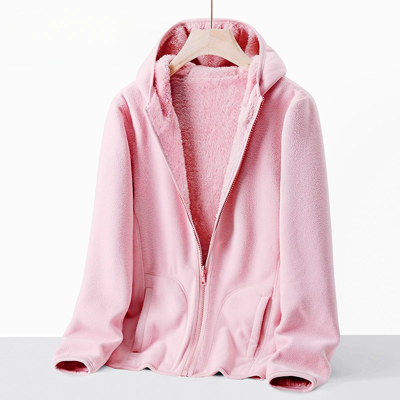 Women's Fleece Cardigan Polar Fleece Jacket Outdoor Fleece-Lined Shell Jacket Liner Ski Suit Men's Warm Middle Layer
Women's Fleece Cardigan Polar Fleece Jacket Outdoor Fleece-Lined Shell Jacket Liner Ski Suit Men's Warm Middle Layer