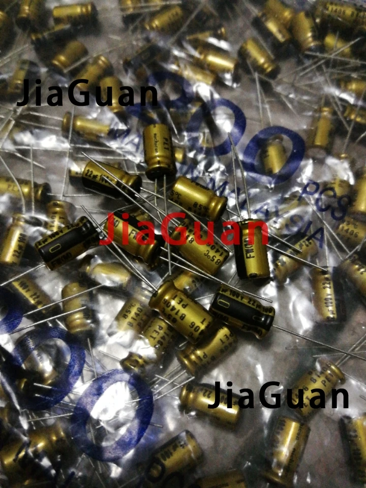 50 шт. новый Электролитический конденсатор NICHICON FW 22 мкФ 100V 6.3x11mm 100V22uF усилитель