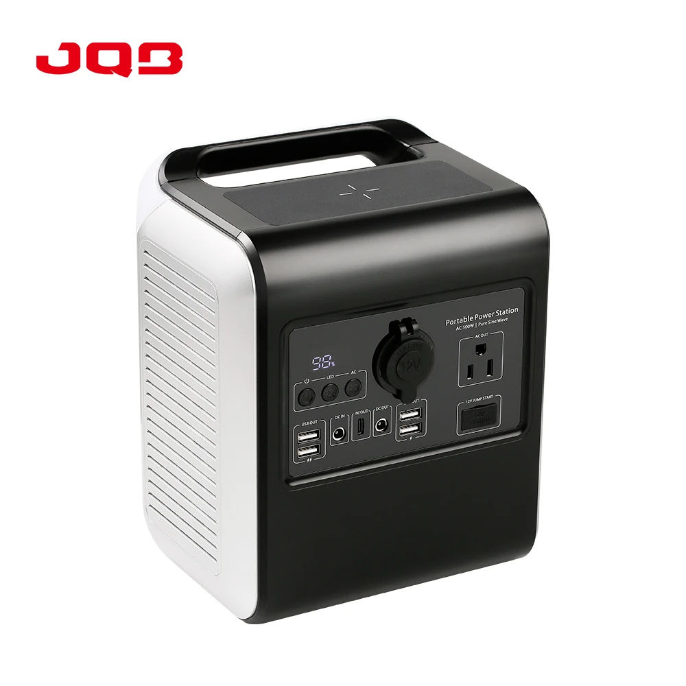 JQB Solar charging or Car charging or 110V 220V AC adapter charging portable power station 150AH/555Wh Car Jump Starter
JQB Solar charging or Car charging or 110V 220V AC adapter charging portable power station 150AH/555Wh Car Jump Starter