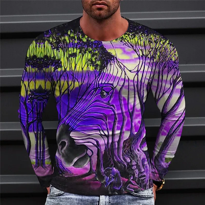 Men's T shirt Graphic Prints Crew Neck 3D Print Outdoor Street Long Sleeve Print Clothing Apparel Basic Sports Designer Casual
Men's T shirt Graphic Prints Crew Neck 3D Print Outdoor Street Long Sleeve Print Clothing Apparel Basic Sports Designer Casual