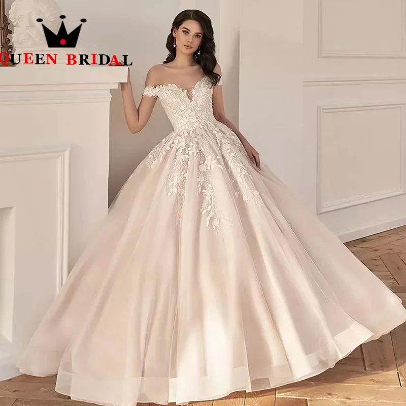 Elegant Appliques Lace Wedding Dress Sweetheart Off The Shoulder Backless Sleeveless Bridal Ball Gown Robe De Mariée Custom S57X
Elegant Appliques Lace Wedding Dress Sweetheart Off The Shoulder Backless Sleeveless Bridal Ball Gown Robe De Mariée Custom S57X