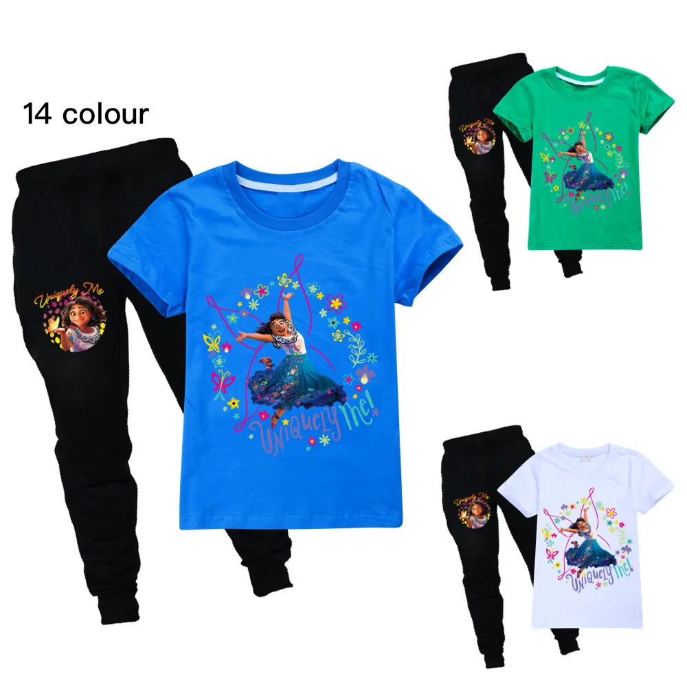 Disney Encanto Cartoon T Shirt+Jogging Pants 2pcs Sets Kids TrackSuit Toddler Girls Boys Outfits 2-16Y
Disney Encanto Cartoon T Shirt+Jogging Pants 2pcs Sets Kids TrackSuit Toddler Girls Boys Outfits 2-16Y