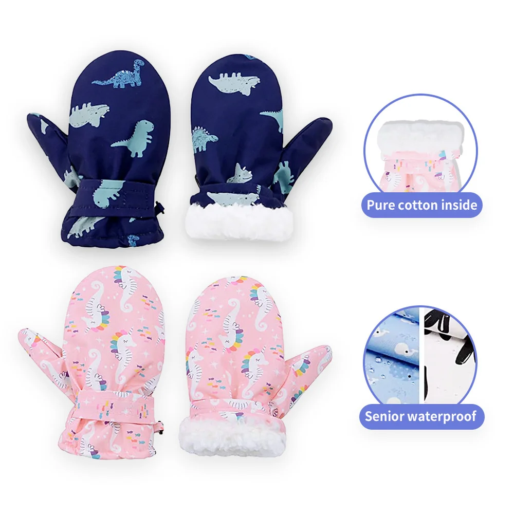 1Pair Cartoon Children Ski Gloves Mittens Winter Windproof Waterproof Thick Warm Non-slip 2-4Years Old
1Pair Cartoon Children Ski Gloves Mittens Winter Windproof Waterproof Thick Warm Non-slip 2-4Years Old