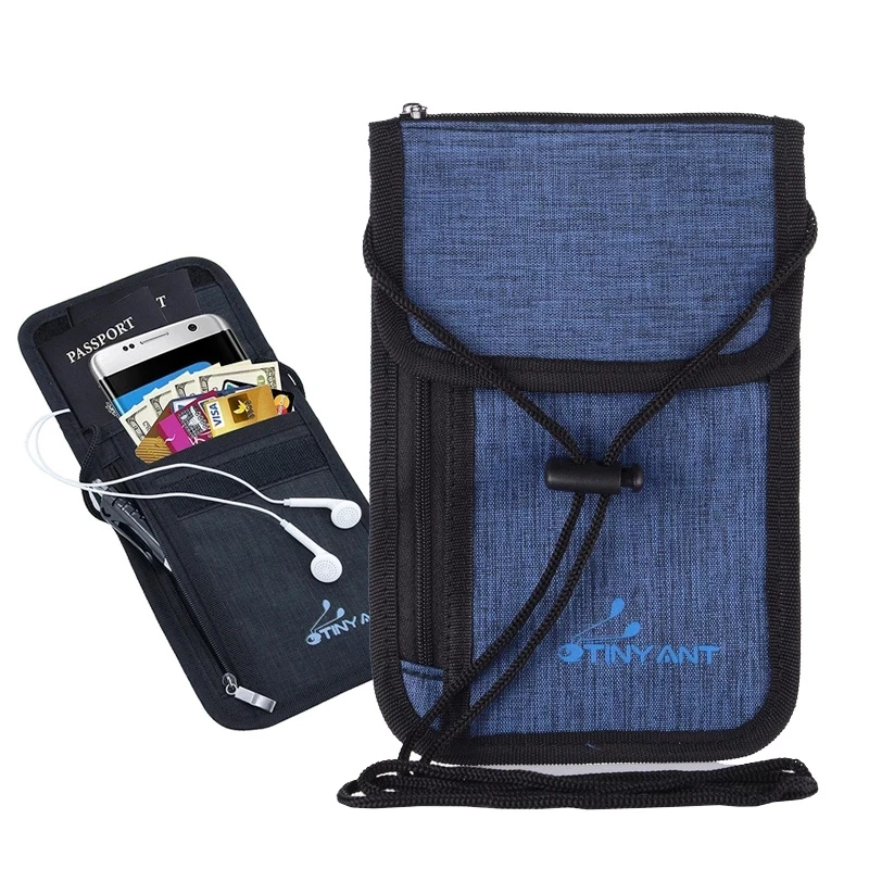 Защитный дорожный кошелек для паспорта с RFID-защитой, Нейлоновая Сумочка на шею, чехол для удостоверения личности, скрытые карманы, нагрудны...
Защитный дорожный кошелек для паспорта с RFID-защитой, Нейлоновая Сумочка на шею, чехол для удостоверения личности, скрытые карманы, нагрудны...