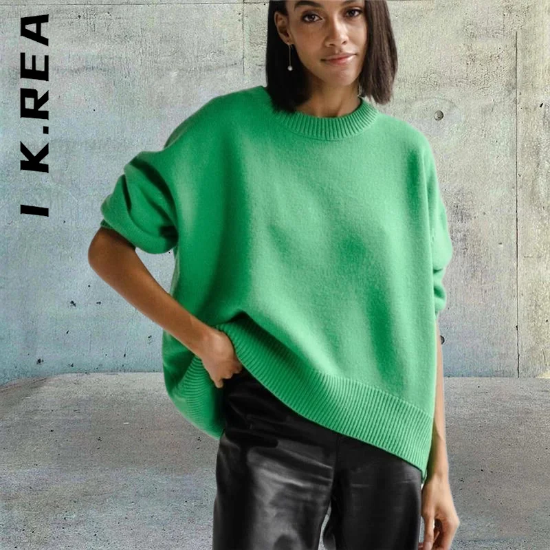 I K.Rea Knitted Women Sweater New Sexy Top Women Stylish Turtleneck Women's Sweater Soft O Neck Vintage Female Knitwear
I K.Rea Knitted Women Sweater New Sexy Top Women Stylish Turtleneck Women's Sweater Soft O Neck Vintage Female Knitwear