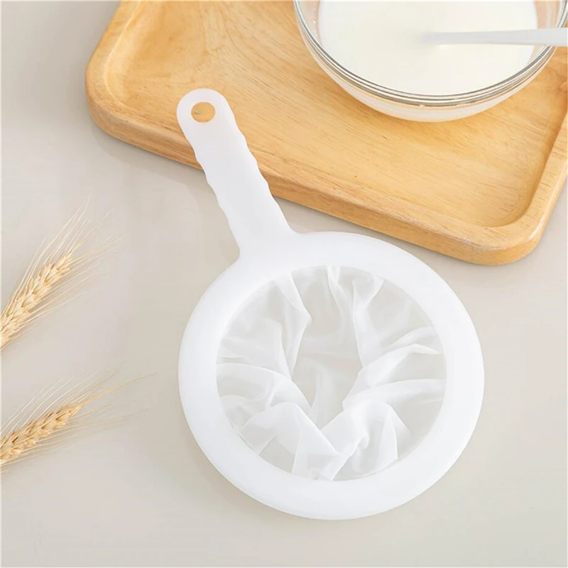 Mesh Reusable Nylon Ultra Fine Filter Mesh Strainer Spoon Sieve Soy Milk Juice Coffee Food Filter Kitchen Colander Tool
Mesh Reusable Nylon Ultra Fine Filter Mesh Strainer Spoon Sieve Soy Milk Juice Coffee Food Filter Kitchen Colander Tool