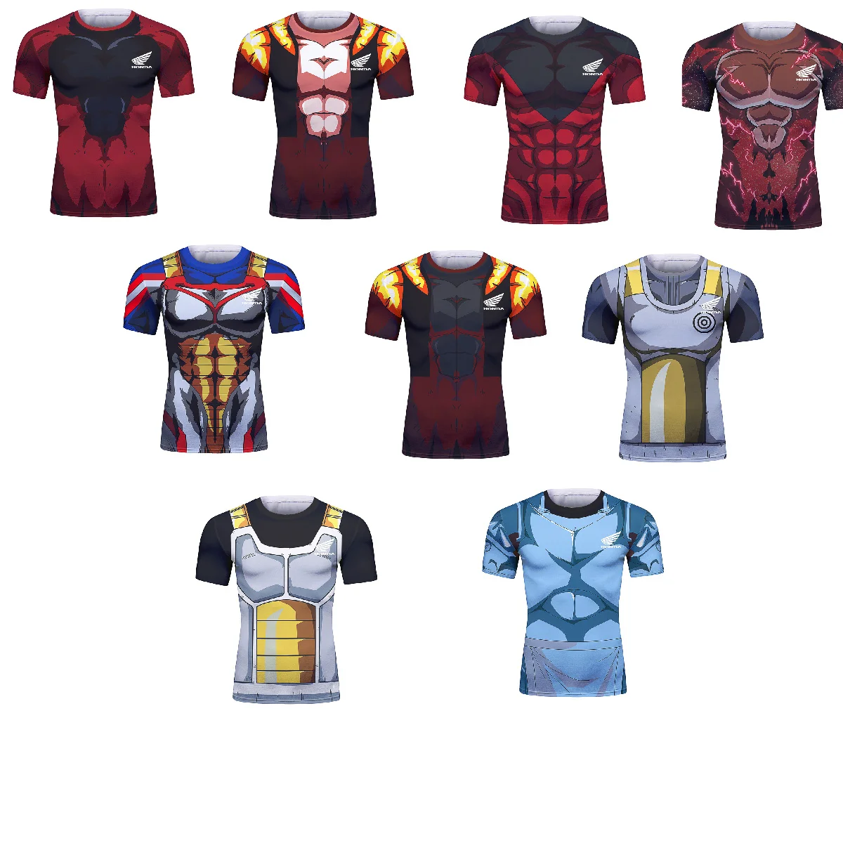 New 3D Printed T shirts Men Compression Shirt Cosplay Vegeta Costume Clothing Sports Quick Dry Fitness Short Sleeve Tops Male
New 3D Printed T shirts Men Compression Shirt Cosplay Vegeta Costume Clothing Sports Quick Dry Fitness Short Sleeve Tops Male
