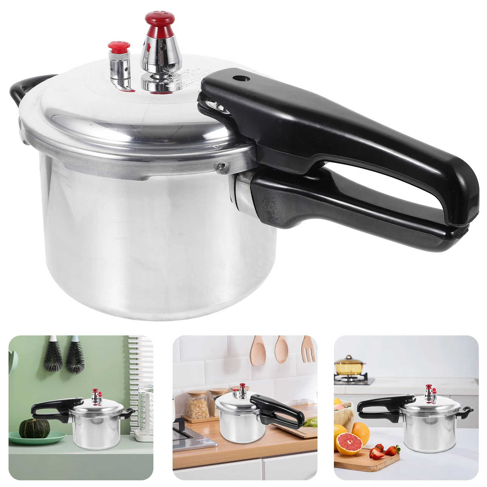 Pressure Cooker Induction Pot High Stainless Steel Gas Stoves Safe Kitchen Aluminum Alloy Cookers
Pressure Cooker Induction Pot High Stainless Steel Gas Stoves Safe Kitchen Aluminum Alloy Cookers