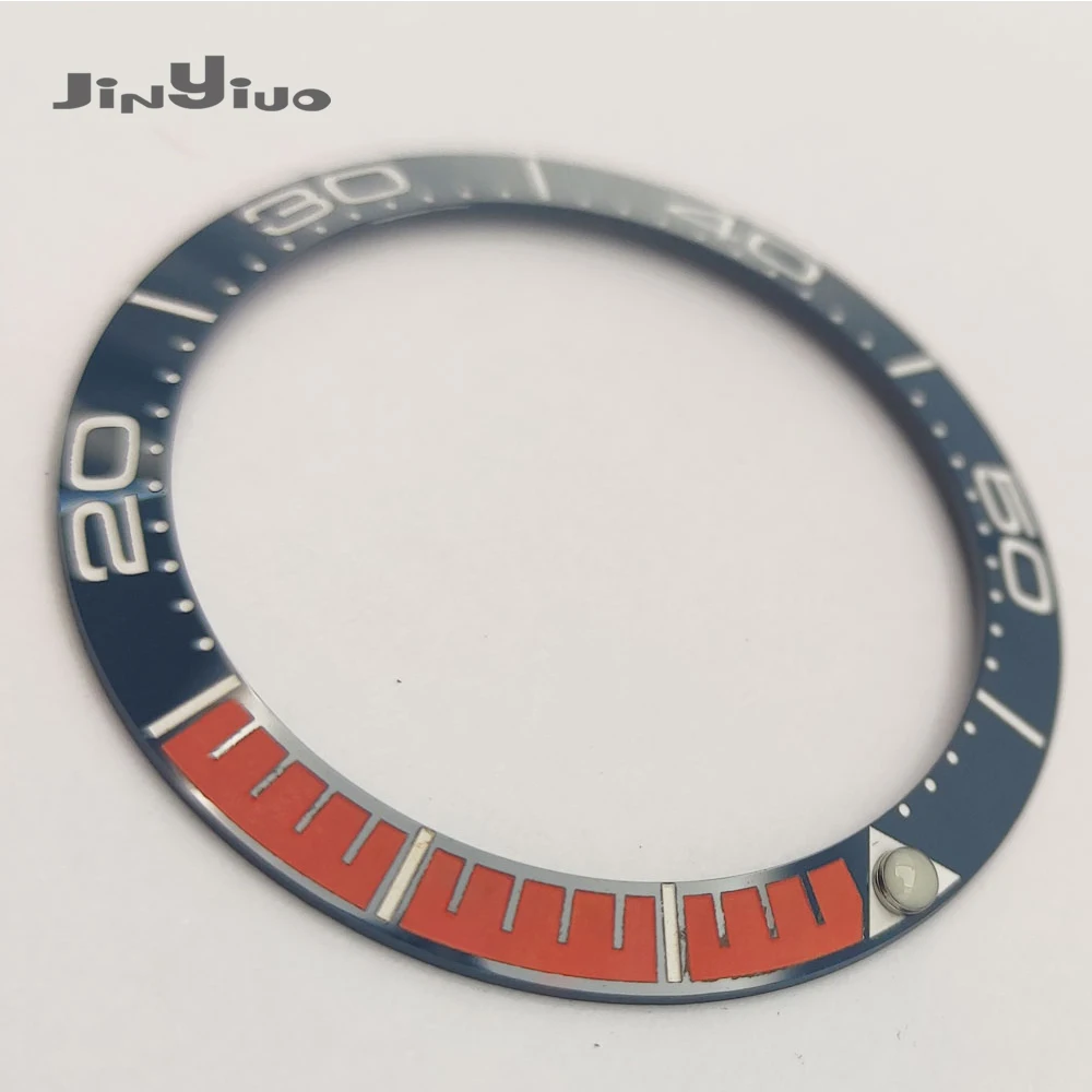 High Quality Blue Watch Bezel with White Insert Luminous Dot Fit Automatic Men Watch 
High Quality Blue Watch Bezel with White Insert Luminous Dot Fit Automatic Men Watch