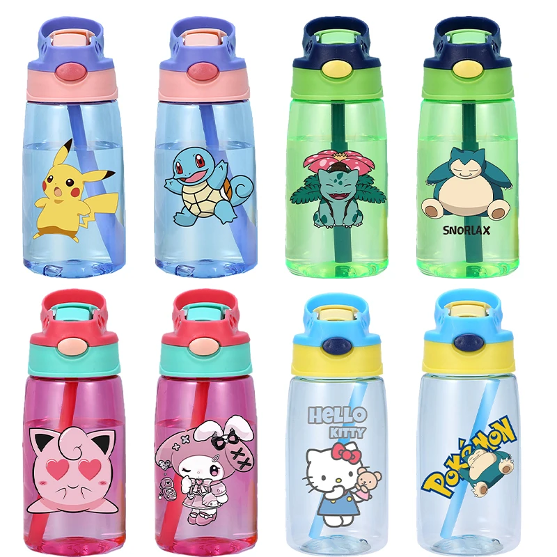 480 мл Kawaii аниме пластиковая соломенная бутылка для воды Pikachu Bulbasaur Charizard Kuromi My Melody детская портативная чашка для питья чайник
480 мл Kawaii аниме пластиковая соломенная бутылка для воды Pikachu Bulbasaur Charizard Kuromi My Melody детская портативная чашка для питья чайник