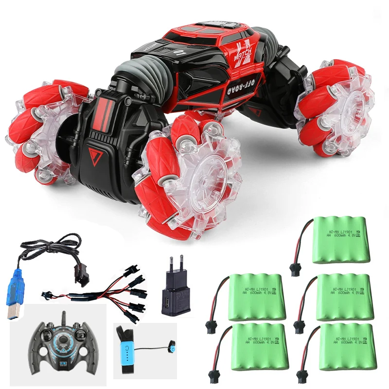 LS020 4WD Remote Control Stunt Car Gesture Sensor Control RC Car Off-Road Vehicle Double Side Driving Stunt Car for Kids
LS020 4WD Remote Control Stunt Car Gesture Sensor Control RC Car Off-Road Vehicle Double Side Driving Stunt Car for Kids