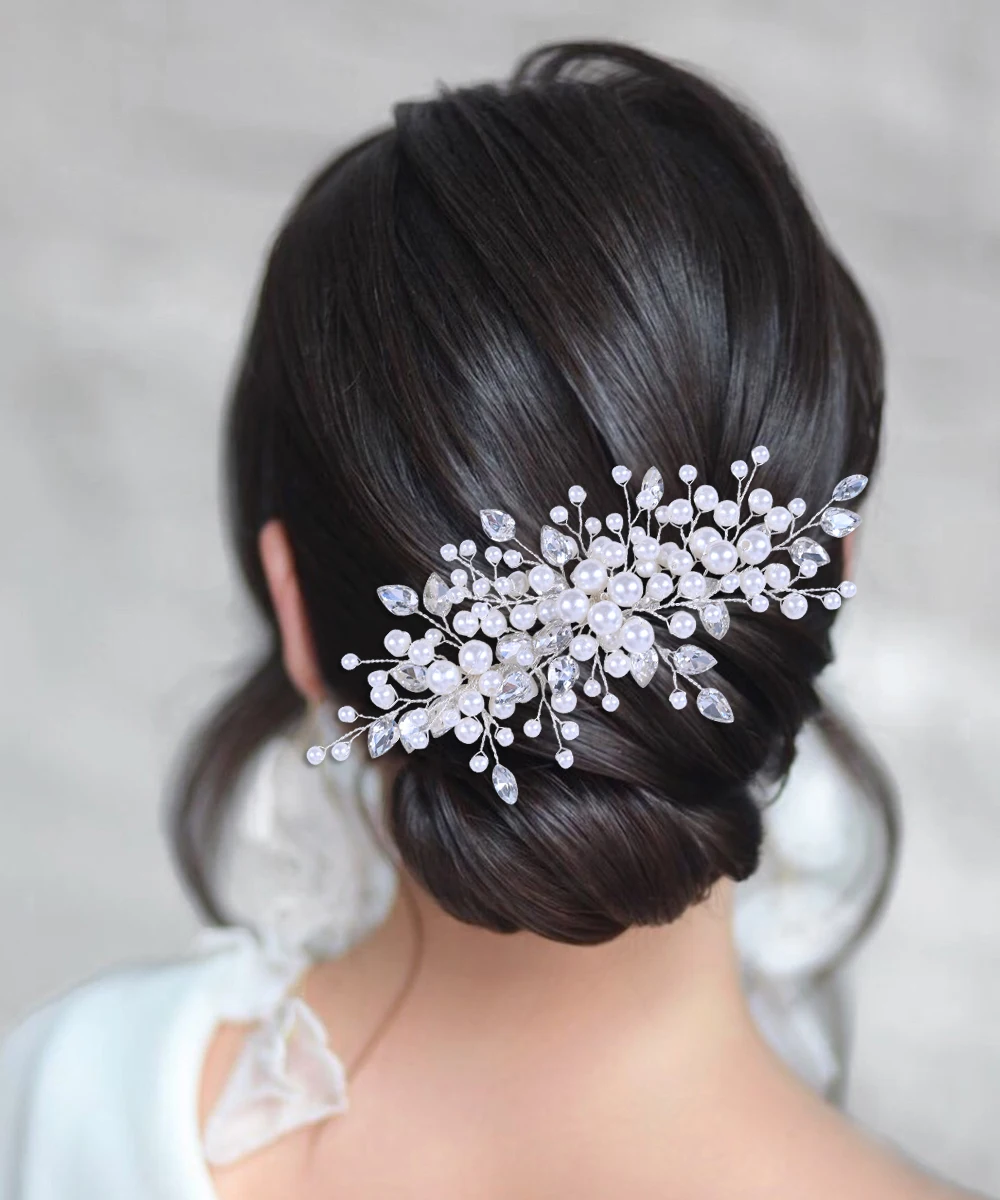 Women Hair Comb White Hair Accessories Bridal Pearl Headpiece Decorative Rhinestone Jewelry For Wedding Hair Bridal Headdresses
Women Hair Comb White Hair Accessories Bridal Pearl Headpiece Decorative Rhinestone Jewelry For Wedding Hair Bridal Headdresses