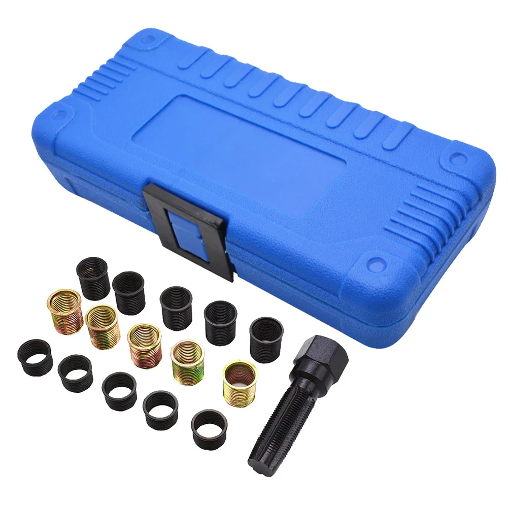 16pcs/set Tool For Spark Plug Tap Rethreading Restore Automobiles Car Maintance Vehicle Auto Steel Thread Repair Kit Practical
16pcs/set Tool For Spark Plug Tap Rethreading Restore Automobiles Car Maintance Vehicle Auto Steel Thread Repair Kit Practical