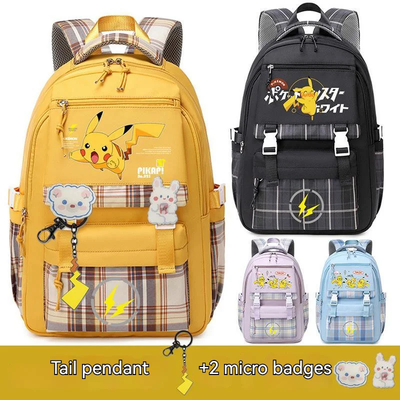 Pokemon Pikachu Schoolbag For Primary And Middle School Students Backpack For Men And Women Animation Peripheral Leisure Travel
Pokemon Pikachu Schoolbag For Primary And Middle School Students Backpack For Men And Women Animation Peripheral Leisure Travel