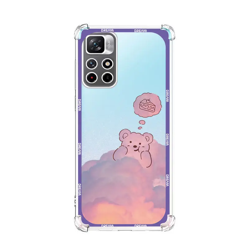 Чехол для Xiaomi Redmi Note 11 Pro мобильный телефон, чехол для Redmi Note11, облако, медведь, мультяшная подушка безопасности, противоударный силиконовый з...
Чехол для Xiaomi Redmi Note 11 Pro мобильный телефон, чехол для Redmi Note11, облако, медведь, мультяшная подушка безопасности, противоударный силиконовый з...
