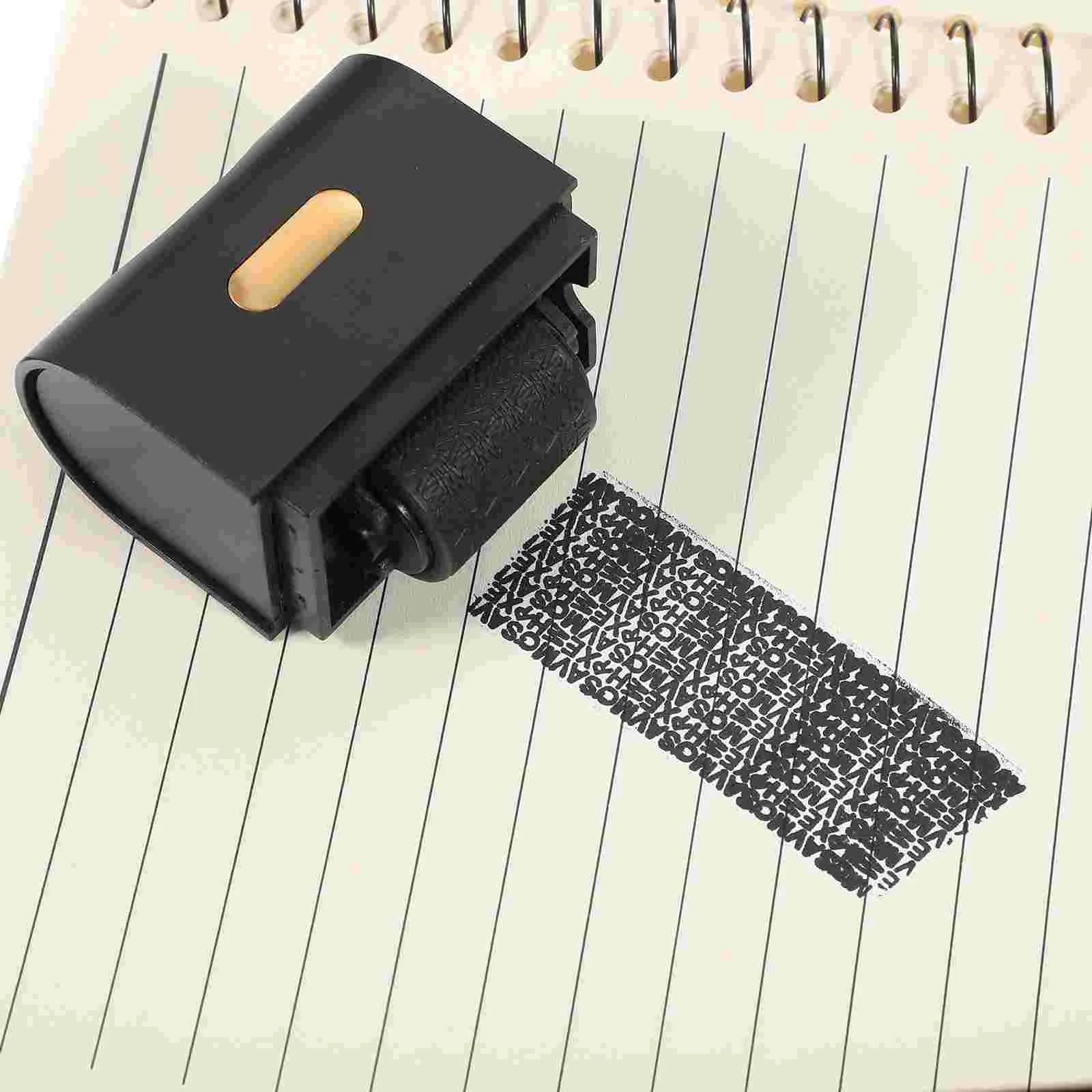 

Household Stamp Roller Multi-function Confidential Stamp Address Stamp Privacy Accessory
